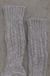 SWAYING 24 Autumn and Winter Coarse Twisted Handmade Socks SW-SW24AW4P12-QH Light Gray SW-SW24AW4P11